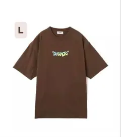 atmos Foam Print T-shirt BROWN Lサイズ