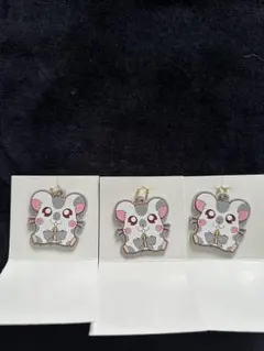 とっとこハム太郎 こうしくん ラバーキーホルダー 3点セット