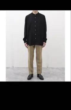 新品未使用カルーゾCARUSO Linen サイドアジャスターSlacks 50のサムネイル