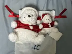 4℃ クリスマス限定 くまのプーさん ぬいぐるみセットのサムネイル