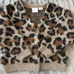 ZARA ヒョウ柄 カーディガン