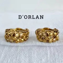 D’ORLAN 2連フープイヤリング ゴールド E513のサムネイル