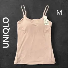 新品タグ付⭐️UNIQLOエアリズム　ブラキャミソール　Ｍ　Pink