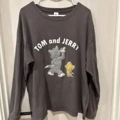 トムとジェリー ロングスリーブ トレーナー ＬＬサイズ