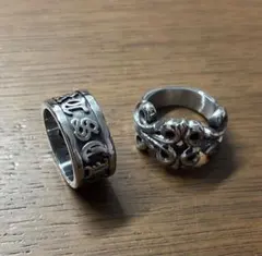 メンズ アクセサリー リング ブレスレット 4点セット