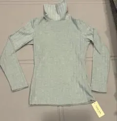 週末限定値下げ　EKOUAER リブタートルネック長袖トップス 未使用品