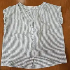 OPAQUE CLIP ストライプ 半袖シャツ