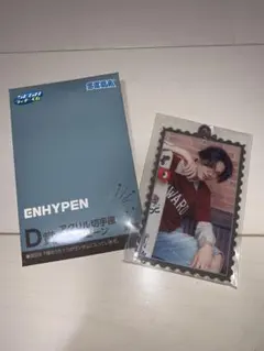 ENHYPENセガラッキーくじ D賞切手風アクリルチャーム ニキ