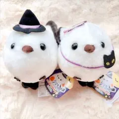 【値下げ】ふくふくシマちゃん ハロウィン 魔法使いシマちゃん＆黒猫シマちゃん
