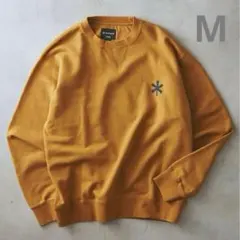 新品）SNOWPEAK / スノーピーク 別注ロゴ プリントスウェットイエローM