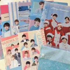 なにわ男子　ローソン　コラボ　ファイル　コンプリート　ポーチ　ノート