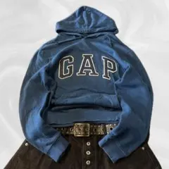 OLD GAP USA LOGO ZIP HOODIE Y2K swag 平成 - メルカリ