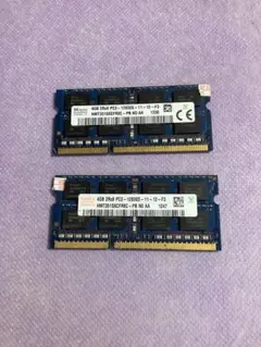 SK hynix ノートPC用メモリ 4GB 2枚セット 計8GB - メルカリ