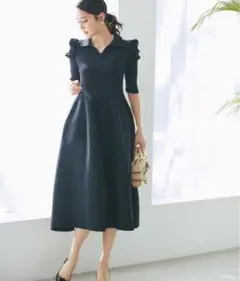 seventen セブンテン　大人気ポロニットドレス