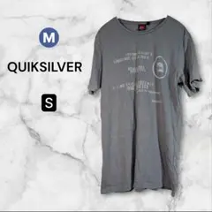 QUIKSILVER クイックシルバー Tシャツ メンズ S グレー コットン