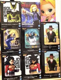 ドラゴンボール未開封フィギュアまとめ売り 人造人間18号/マイティマスク/亀仙人