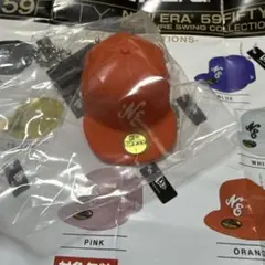 ニューエラ　オレンジ 59FIFTY キャップ