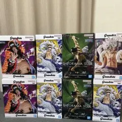 ワンピース フィギュア Grandista 8体セット ルフィ5、ゾロ、黒髭