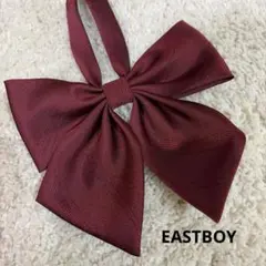 EASTBAY 制服リボン　ボルドー　同色ライン入り