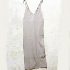 PLST キャミワンピース ベージュ Sサイズ　ロング