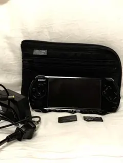 PSP 3000 本体 ・充電器 ・ケース ・メモリースティックプロデュオ2枚
