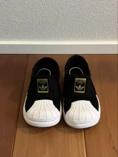 アディダス　スーパースター　スリッポン　12センチ　ブラック