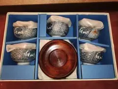 有田焼　茶托付き汲出揃　５個セット