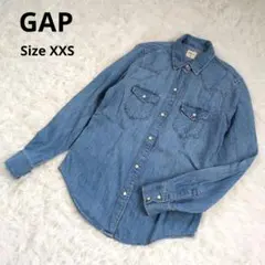 GAP　デニム長袖シャツ