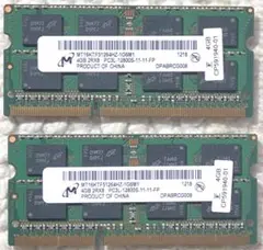 8GB DDR3 SDRAM PC-12800 [4GBx2枚]
