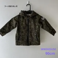 DOUBLE.B 迷彩柄フード付きジャケット