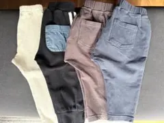 ベビー・キッズ パンツ 4色セット 80センチ