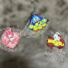 マイメロディ・ポムポムプリン・ハローキティ キーホルダーセット