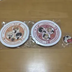 くら寿司　ハイキューコラボ皿＋缶バッチ