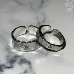 シルバー925 太陽刻印 2個セット ペア可 ユニセックス リング R71