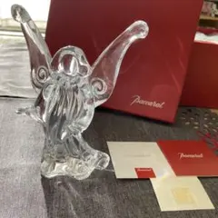 バカラ　Baccarat 大天使　立像　美品　刻印有り　美品　置物　クリスマスのサムネイル