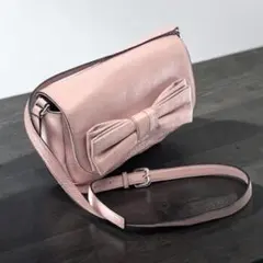 【美品】kate spadeケイトスペードショルダーバッグピンク系レザー