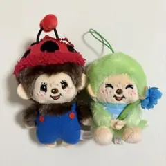 モンチッチ マスコット ぬいぐるみ 2個セット てんとう虫のサムネイル