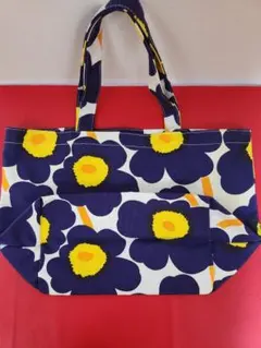 【新品☆未使用】marimekko 60周年記念 ウニッコ柄　キャンバストート