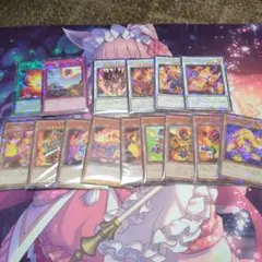 遊戯王　ジュラック　デッキパーツ　ノーパラ　フルコン