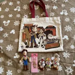 TOKYOディズニーリゾートグッズ５点☆トイストーリーキャラクターバッグ１点