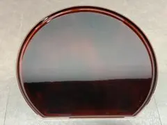 未使用　黒刷毛目松葉　懐石揃10客(懐石膳/椀/盃/杓子/盆/他) Tsubaki - 黒刷毛目塗 - 蓋付小椀