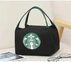 スターバックスランチバッグ保冷バッグトートバッグブラック