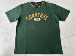 CONVERSE カレッジTシャツ 綿100% Lサイズ グリーン