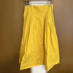 ザラウーマン　ZARA WOMAN スカート　黄色　イエロー　ロングスカート　Mのサムネイル
