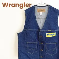 80s Wrangler USA vintage デニム ジャケット ベスト L