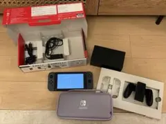 Nintendo Switch 本体 グレー ケース付き