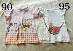 アカチャンホンポ 半袖Tシャツ 90・95サイズ 2枚セットのサムネイル