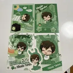 アイナナ　ベビコミュ　フォトカード&特典ダイカットステッカー　二階堂大和