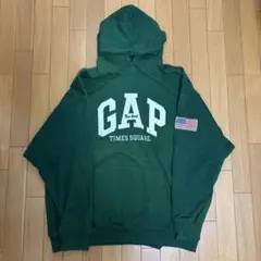 ヘインズ パーカー フード 長袖 プリント 緑 コットン ストリート 