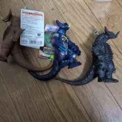 ウルトラ怪獣ソフビシリーズ　メカゴモラ　タグなし　ゴモラ　サイバーゴモラタグ付きのサムネイル